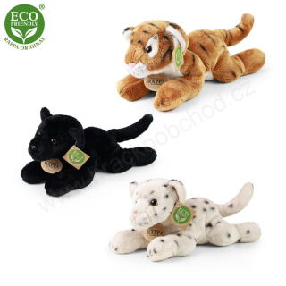 Plyšová šelma ležící 20 cm ECO-FRIENDLY - různé druhy