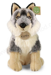Plyšový vlk sedící 28 cm ECO-FRIENDLY