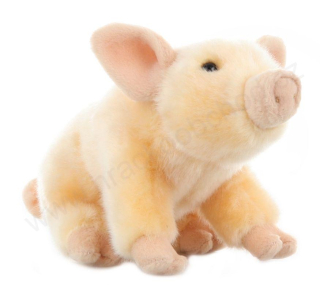 Plyšové PRASE sedící 23 cm