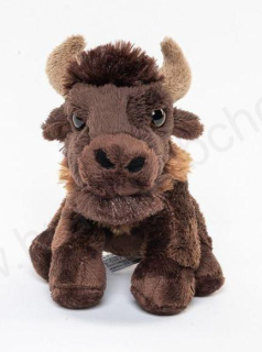 Plyšový bizon sedící 13 cm ECO-FRIENDLY