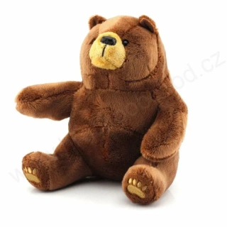 Plyšový Medvěd hnědý 18 cm