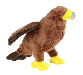 Plyšový pták OREL hnědý 16 cm