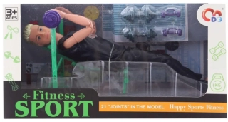 Panáček kloubový fitness-cvičící