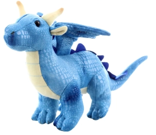 Plyšový drak modrý 20 cm ECO-FRIENDLY