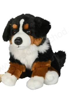 Plyšový pes bernský salašnický sedící štěně 25 cm ECO-FRIENDLY