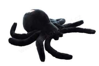 Plyšový pavouk Černá vdova 23 cm