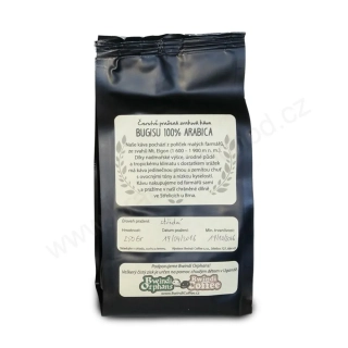 KÁVA zrnková – 100% Arabica Bugisu 250 g