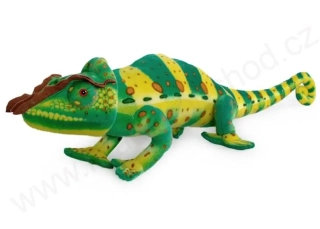 Plyšový chameleon zelený 84 cm 