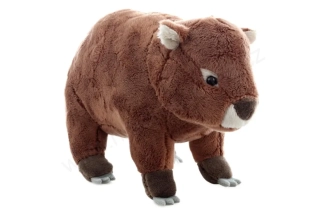 Plyšový Vombat obecný hnědý 20 cm