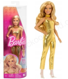 Barbie Modelka - zlatý overal HRH19