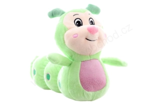 Plyšová Veselá housenka 26 cm