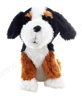 Plyšový pes Bernský salašnický sedící 30 cm