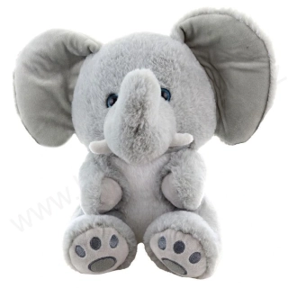 Plyšový slon sedící 25 cm