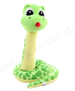 Plyšový veselý had 26 cm