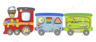 Dřevěná nástěnná hra - Vláček