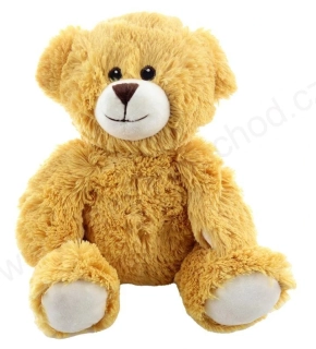 Plyšový Medvěd veselý světlý 22 cm