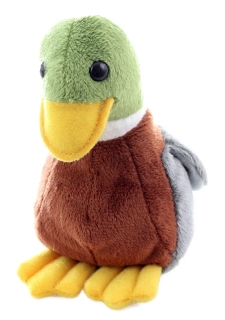 Plyšová kachna / kačer 12 cm