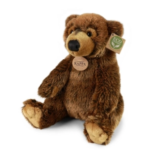 Plyšový medvěd hnědý sedící 24 cm ECO-FRIENDLY