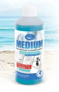 MEDIUM Modrá svěžest - český ekologický čistič koupelen a WC - LIMITOVANÁ EDICE !