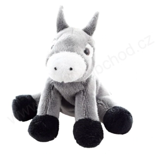 Plyšový osel sedící 15 cm