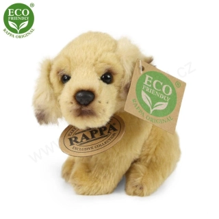 Plyšový pes Retrívr sedící 11 cm ECO-FRIENDLY 