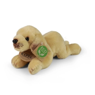 Plyšový pes Retrívr 14 cm, ležící