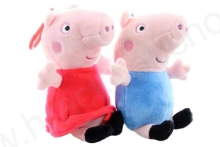 Plyšový přívěšek Peppa Pig 14 cm (2 druhy)