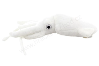 Plyšová OLIHEŇ bílá 25 cm