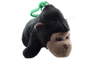 Plyšová opice GORILA přívěšek / klíčenka