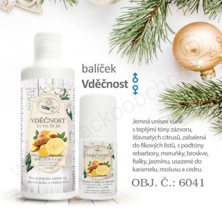 Missiva VDĚČNOST - dárkový balíček unisexový, s citátem