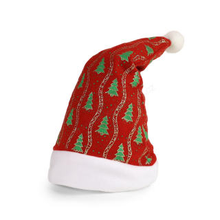 Vánoční čepice se stromečky