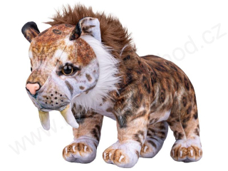 Plyšový Tygr šavlozubý 40 cm stojící