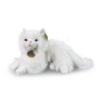 Plyšová kočka perská bílá 30 cm ECO-FRIENDLY