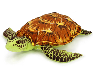 Plyšová želva hnědá 90 cm