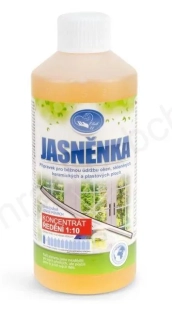 JASNĚNKA - ekologický přípravek na údržbu oken 