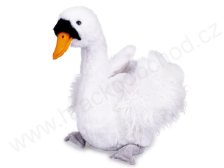 Plyšový pták labuť 30 cm