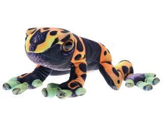 Plyšová žába Pralesnička amazonská 23 cm