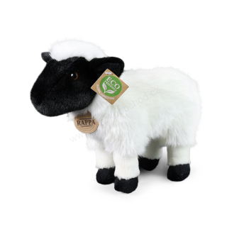 Plyšová ovce černobílá stojící 27 cm ECO-FRIENDLY