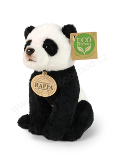 Plyšová panda sedící 15 cm ECO-FRIENDLY