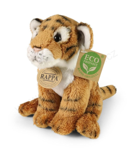 Plyšový tygr hnědý sedící 15 cm ECO-FRIENDLY