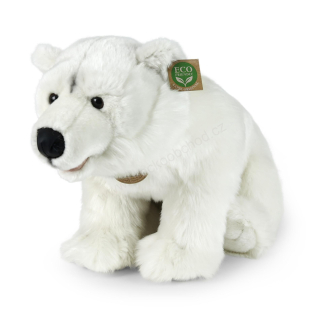 Plyšový lední medvěd sedící 47 cm ECO-FRIENDLY