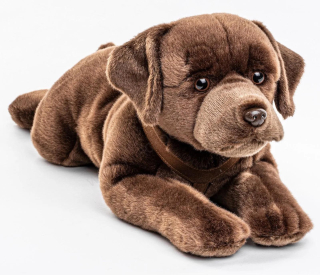 Plyšový pes  labrador hnědý 60 cm ECO-FRIENDLY