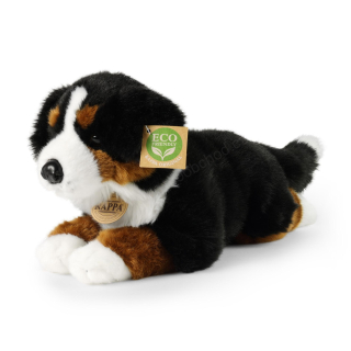 Plyšový bernský salašnický pes ležící 34 cm ECO-FRIENDLY