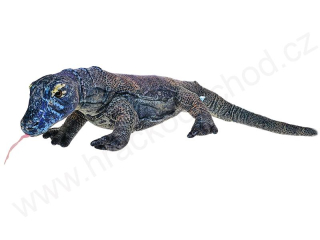 Plyšový varan komodský modrý 90 cm