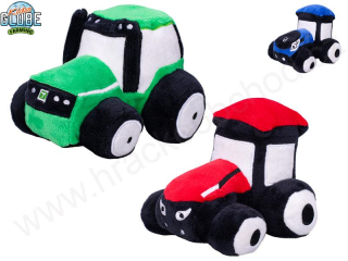 Plyšový traktor 13 cm - 3 druhy