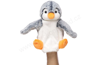 Plyšový tučňák maňásek 24 cm ECO-FRIENDLY