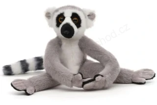 Plyšový Lemur 21 cm, suchý zip, Eco-friendly