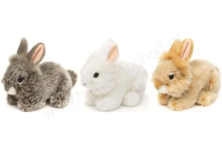 Plyšový Králík ležící 18 cm Eco-friendly (3 druhy)