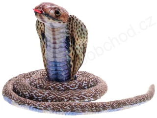 Mikro Trading Plyšový had Kobra 180 cm