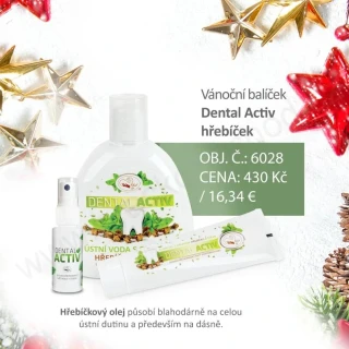 Missiva  Dental Activ dárkový balíček - péče o ústní dutinu s hřebíčkem